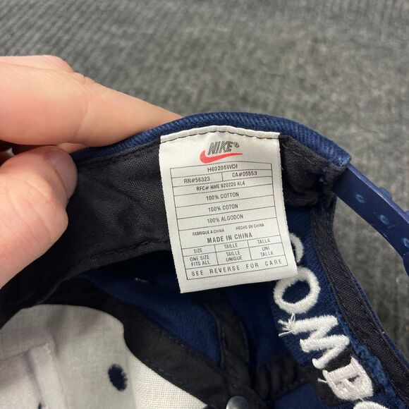 Vintage 90s Nike Dallas Cowboys SnapBack Hat Pro Line Blue NFL Football - Picture 5 of 5